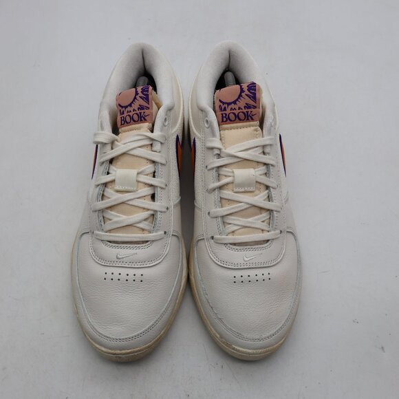 Nike Book 1 Valley Basketball Men's 10.5 White Purple Gold Sneakers FJ4249 106 - Picture 2 of 9